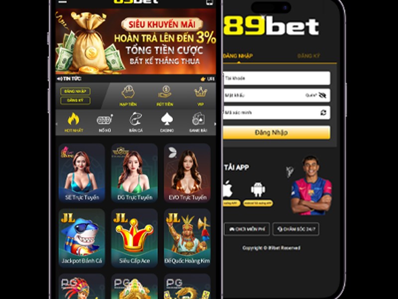 Màn hình đăng nhập e2bet trên điện thoại